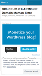 Mobile Screenshot of douceurharmonie.wordpress.com