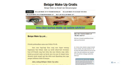 Desktop Screenshot of belajarmakeupgratis.wordpress.com