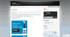 Desktop Screenshot of deviato.wordpress.com