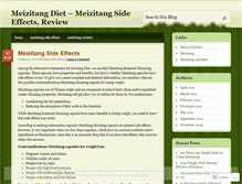 Tablet Screenshot of meizitangdiet.wordpress.com