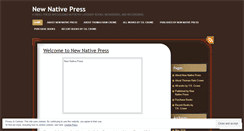 Desktop Screenshot of newnative.wordpress.com