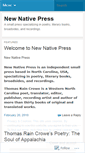 Mobile Screenshot of newnative.wordpress.com