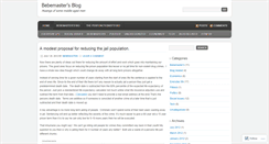 Desktop Screenshot of bebemaster.wordpress.com