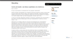 Desktop Screenshot of decoarq.wordpress.com