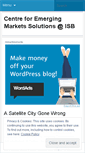 Mobile Screenshot of isbcems.wordpress.com