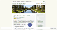 Desktop Screenshot of metroplexmathcircle.wordpress.com