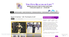 Desktop Screenshot of fiverealmsoflife.wordpress.com