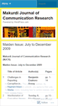 Mobile Screenshot of makurdijournal.wordpress.com
