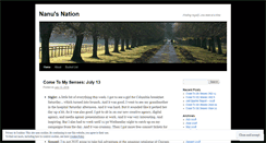 Desktop Screenshot of nanusnation.wordpress.com