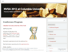 Tablet Screenshot of nvsa2012.wordpress.com