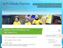 Tablet Screenshot of familyplaycare.wordpress.com