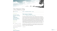 Desktop Screenshot of chrispalmatier.wordpress.com