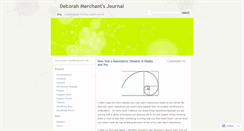 Desktop Screenshot of deborahmerchant.wordpress.com