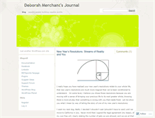 Tablet Screenshot of deborahmerchant.wordpress.com