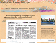 Tablet Screenshot of pensemosjuntospehuajo.wordpress.com