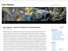 Tablet Screenshot of lalatattoos.wordpress.com