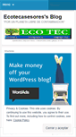 Mobile Screenshot of ecotecasesores.wordpress.com