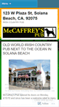 Mobile Screenshot of mccaffreyspub.wordpress.com