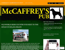 Tablet Screenshot of mccaffreyspub.wordpress.com