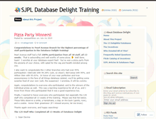 Tablet Screenshot of databasedelight.wordpress.com