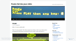 Desktop Screenshot of kouboooo.wordpress.com