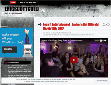 Tablet Screenshot of ericscottgoldsd.wordpress.com