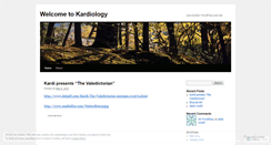 Desktop Screenshot of kardiology.wordpress.com