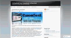 Desktop Screenshot of canomsesli.wordpress.com