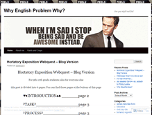 Tablet Screenshot of englishproblemwhywhy.wordpress.com