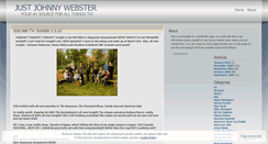 Desktop Screenshot of justjohnnywebster.wordpress.com