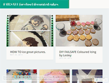 Tablet Screenshot of failsafedecoratedcakes.wordpress.com