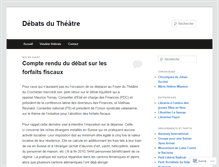 Tablet Screenshot of debatsdutheatre.wordpress.com