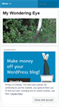 Mobile Screenshot of mywonderingeye.wordpress.com