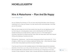 Tablet Screenshot of michelleligertw.wordpress.com