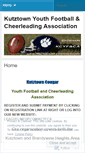 Mobile Screenshot of kutztownyouthfootball.wordpress.com