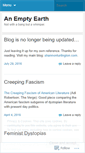Mobile Screenshot of emptyearth.wordpress.com