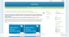 Desktop Screenshot of infowisata.wordpress.com