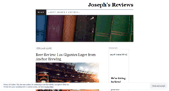 Desktop Screenshot of josephsreviews.wordpress.com
