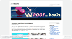 Desktop Screenshot of poofbooks.wordpress.com