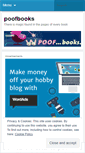Mobile Screenshot of poofbooks.wordpress.com