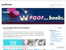 Tablet Screenshot of poofbooks.wordpress.com