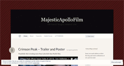 Desktop Screenshot of majesticapollofilm.wordpress.com