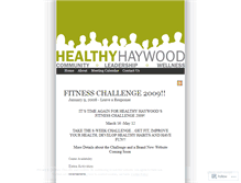 Tablet Screenshot of healthyhaywood.wordpress.com
