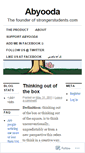 Mobile Screenshot of abyooda.wordpress.com