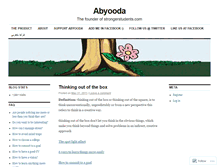 Tablet Screenshot of abyooda.wordpress.com