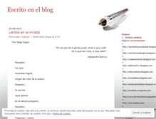 Tablet Screenshot of escritoenelblog.wordpress.com