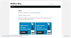 Desktop Screenshot of melelle.wordpress.com