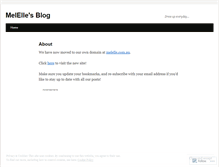 Tablet Screenshot of melelle.wordpress.com