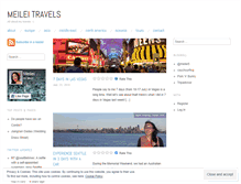 Tablet Screenshot of meileitravels.wordpress.com