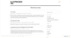 Desktop Screenshot of illustriousnotes.wordpress.com